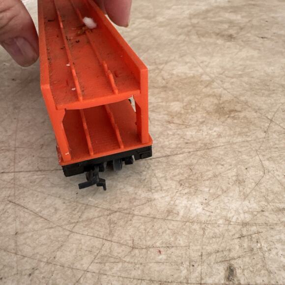 Vintage TYCO HO Scale Auto Loader Frisco Trailer Train Car SL-SF 2530 - no cars - Picture 10 of 12